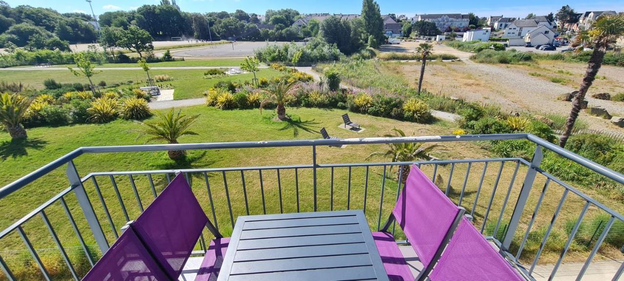 Appartement Devant La Plage Avec Piscine Concarneau Buitenkant foto